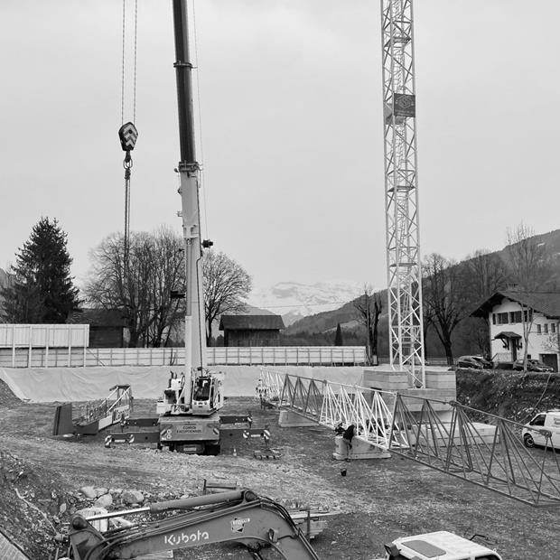 L'AMAUTI 🌸 : Montage de la grue 🏗